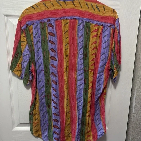 Jams World Vintage Multicolor Men's Shirt EUC - Picture 4 of 4